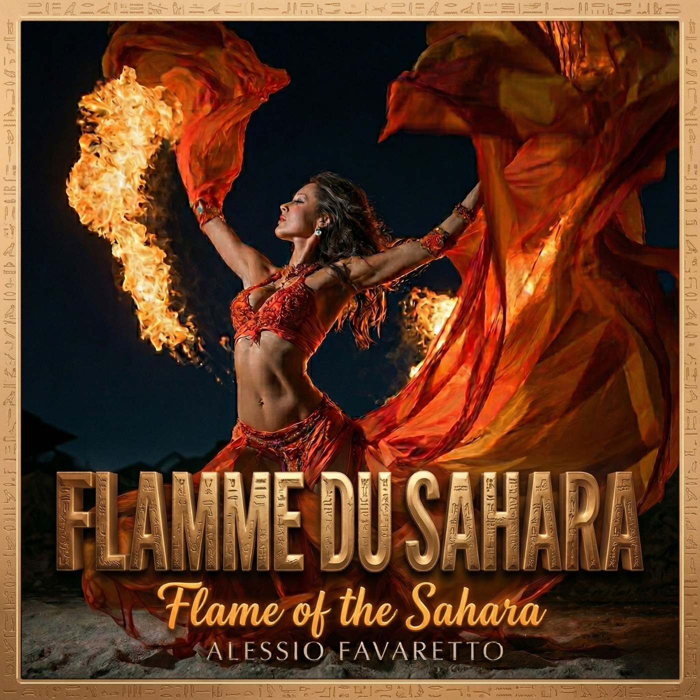 Desert Fire & Moonlight